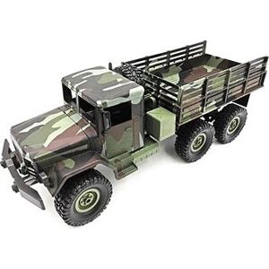 WPL RC vojenský truck M35 1 : 16, 6 × 6, maskáčový, RTR súprava