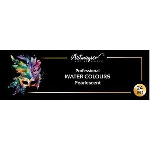 Artmagico Professional Water colours Pearlescent 24 ks