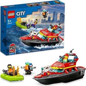 LEGO® City 60373 Hasičská záchranárska loď a čln