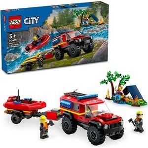 LEGO® City 60412 Hasičské auto 4x4 a záchranný čln