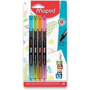 Maped Graph Peps Deco v pastelových farbách, 4 farby