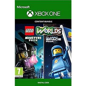 LEGO Worlds Classic Space Pack and Monsters Pack Bundle – Xbox Digital