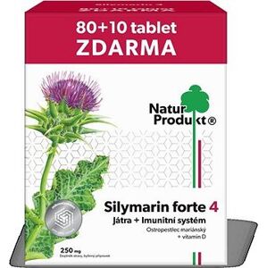 Silymarin 250 mg + vitamín D3 80 + 10 tabliet