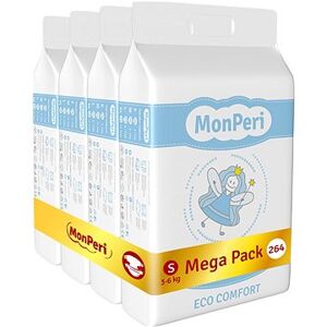 MonPeri ECO Comfort Mega Pack veľ. S (264 ks)