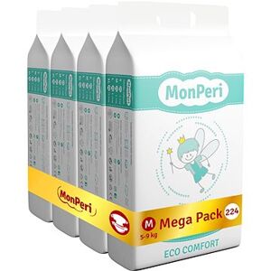 MonPeri ECO Comfort Mega Pack veľ. M (224 ks)