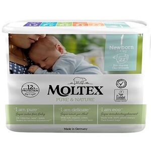 MOLTEX Pure & Nature Newborn veľ. 1 (22 ks)