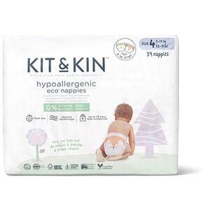 Kit & Kin Eko Naturally Dry Nappies veľkosť 4 (32 ks)