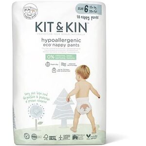 Kit & Kin Eko Nappy Pants Naturally Dry veľ. 6 (18 ks)