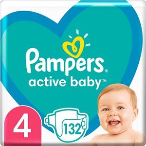 PAMPERS Active Baby veľkosť 4 (132 ks) – mesačné balenie