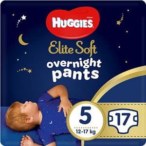 HUGGIES Elite Soft Pants cez noc Pants veľ. 5 (17 ks)