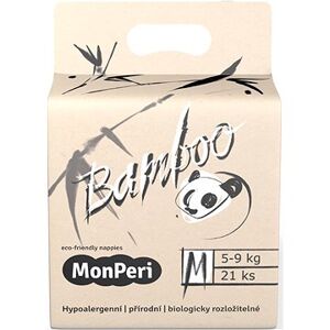 MonPeri Bamboo EKO M (veľ. 3) 5 – 9 kg, 21 ks