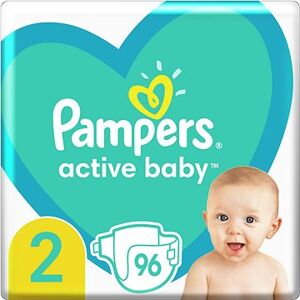 PAMPERS Active Baby veľkosť 2, (96 ks), 4 – 8 kg