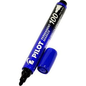 PILOT Permanent Marker 100 1 mm modrý