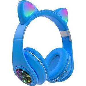 Oxe Bluetooth detské slúchadlá s uškami modrá