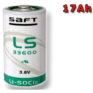 SAFT LS33600 lítiový článok 3,6 V, 17000 mAh