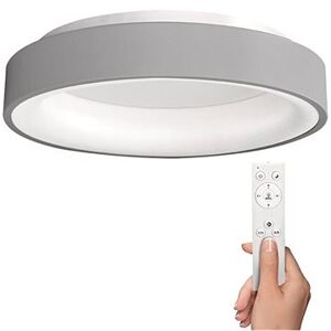Solight LED stropné svietidlo guľaté Treviso, 48 W, 2880 lm, stmievateľné, diaľkové ovládanie, sivá