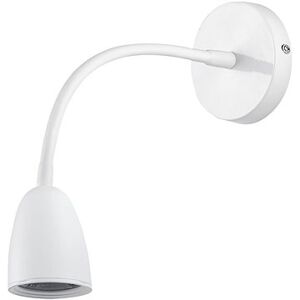 LED nástenná lampička, stmievateľná, 4 W, 280 lm, 3000 K, biela