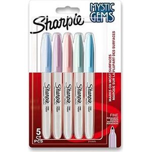 SHARPIE Fine, 5 pastelových farieb