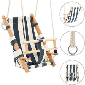 Shumee Hojdačka pre batoľatá s bezpečnostným pásom, bavlna, drevo