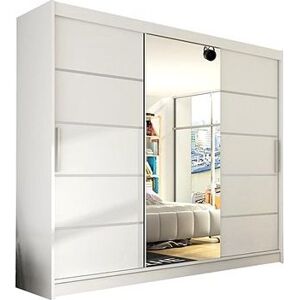 Najlacnejší nábytok Ande VI – biela/zrkadlo