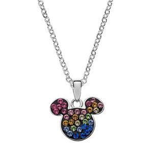 DISNEY Mickey Mouse strieborný náhrdelník C901370SRML-B