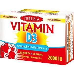 TEREZIA Vitamín D3 2000 IU tob. 30