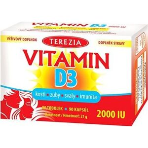 TEREZIA Vitamín D3 2000 IU tob. 90