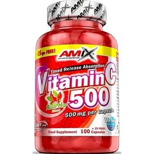 Amix Nutrition Vitamin C 500 mg, 125 cps
