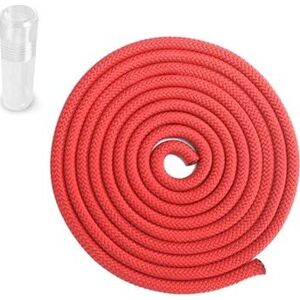 SEDCO Gymnastické bavlnené švihadlo 3 m – PVC Tuba, červená