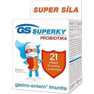 GS Superky probiotiká, 60 kapsúl