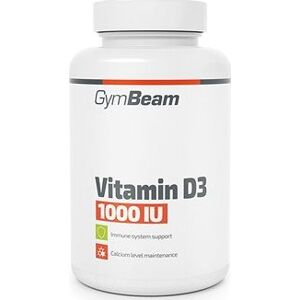 GymBeam Vitamín D3 1000 IU, 120 kapsúl
