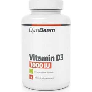 GymBeam Vitamín D3 1 000 IU, 60 kapsúl