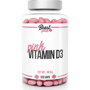 BeastPink Pink Vitamín D3, 120 kapsúl