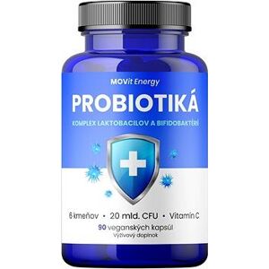 MOVit Probiotiká, komplex laktobacilov a bifidobakterií, 90 veganských cps.