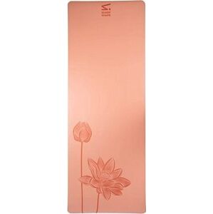 Sharp Shape PU Yoga mat Flower peach