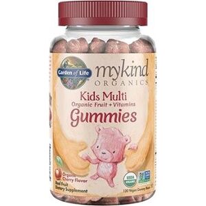 Garden of life Mykind Multivitamin Kids gummy Cherry, třešeň, 120 gumových bonbónů