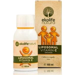 Ekolife Natura Liposomal Vitamin C 500 mg 100 ml pomeranč (Lipozomální vitamín C)