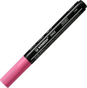 STABILO FREE Acrylic T300 2 – 3 mm, ružový