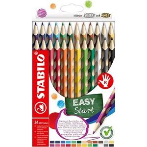 STABILO EASYcolors pre pravákov – súprava 24 farieb