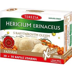 TEREZIA Hericium erinaceus s rakytníkovým olejom 60 kapsúl