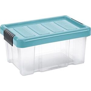 Tontarelli PUZZLE CLIP Box s vekom 5 l, transparent/modrá