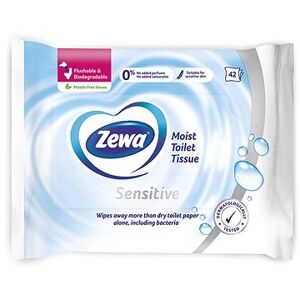 ZEWA Sensitive vlhčený toaletný papier (42 ks)