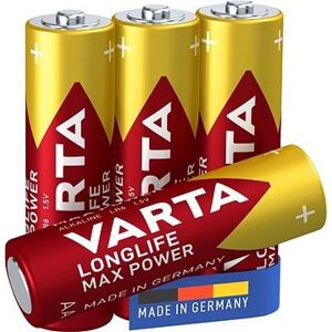 VARTA alkalická batéria Longlife Max Power AA 4 ks