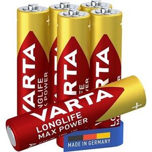 VARTA alkalická batéria Longlife Max Power AAA 4 + 2 ks