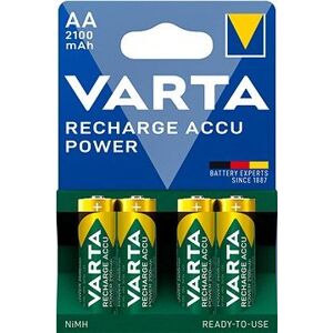 VARTA nabíjateľná batéria Recharge Accu Power AA 2100 mAh R2U 4 ks