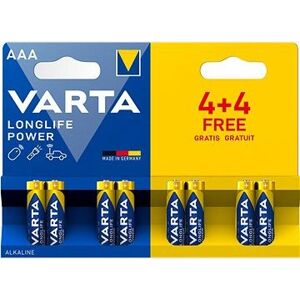 VARTA Longlife Power 4+4 AAA (Double Blister)