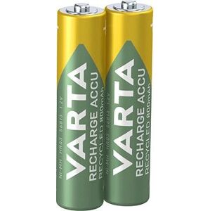 VARTA nabíjateľná batéria Recharge Accu Recycled AAA 800 mAh R2U 2 ks