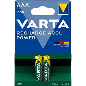 VARTA nabíjateľná batéria Recharge Accu Power AAA 800 mAh R2U 2 ks