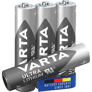 VARTA lítiová batéria Ultra Lithium AAA 4 ks