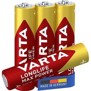 VARTA alkalická batéria Longlife Max Power AAA 4 ks